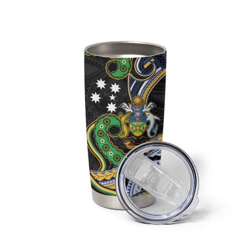 South Sea Islanders And Solomon Islands Tumbler Cup Solomons Coat Of Arms And Southern Cross