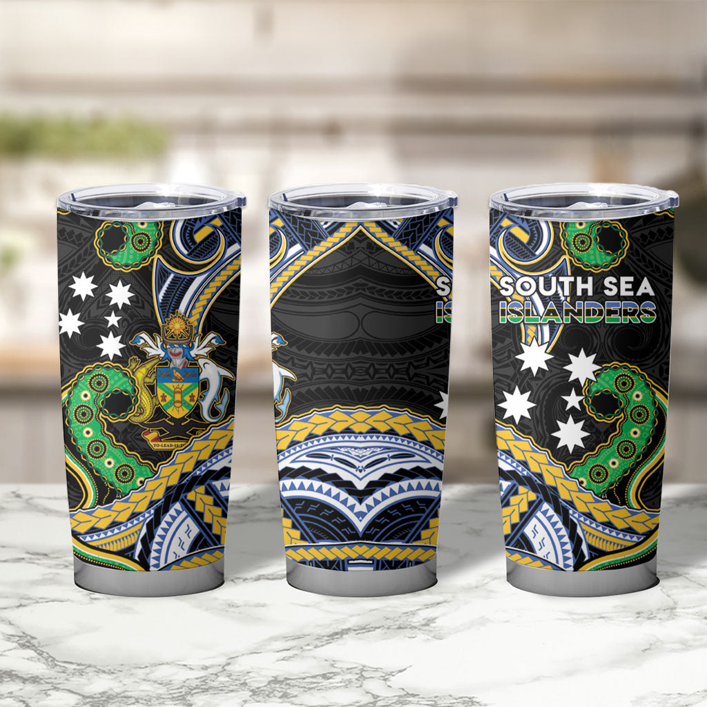 South Sea Islanders And Solomon Islands Tumbler Cup Solomons Coat Of Arms And Southern Cross