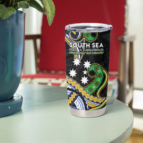 South Sea Islanders And Solomon Islands Tumbler Cup Solomons Coat Of Arms And Southern Cross