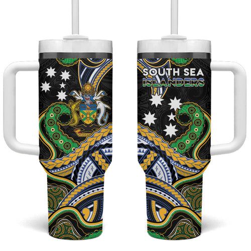 South Sea Islanders And Solomon Islands Tumbler With Handle Solomons Coat Of Arms And Southern Cross