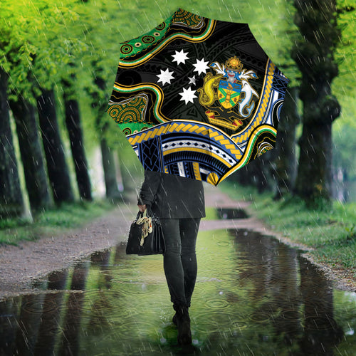 South Sea Islanders And Solomon Islands Umbrella Solomons Coat Of Arms And Southern Cross