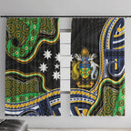 South Sea Islanders And Solomon Islands Window Curtain Solomons Coat Of Arms And Southern Cross