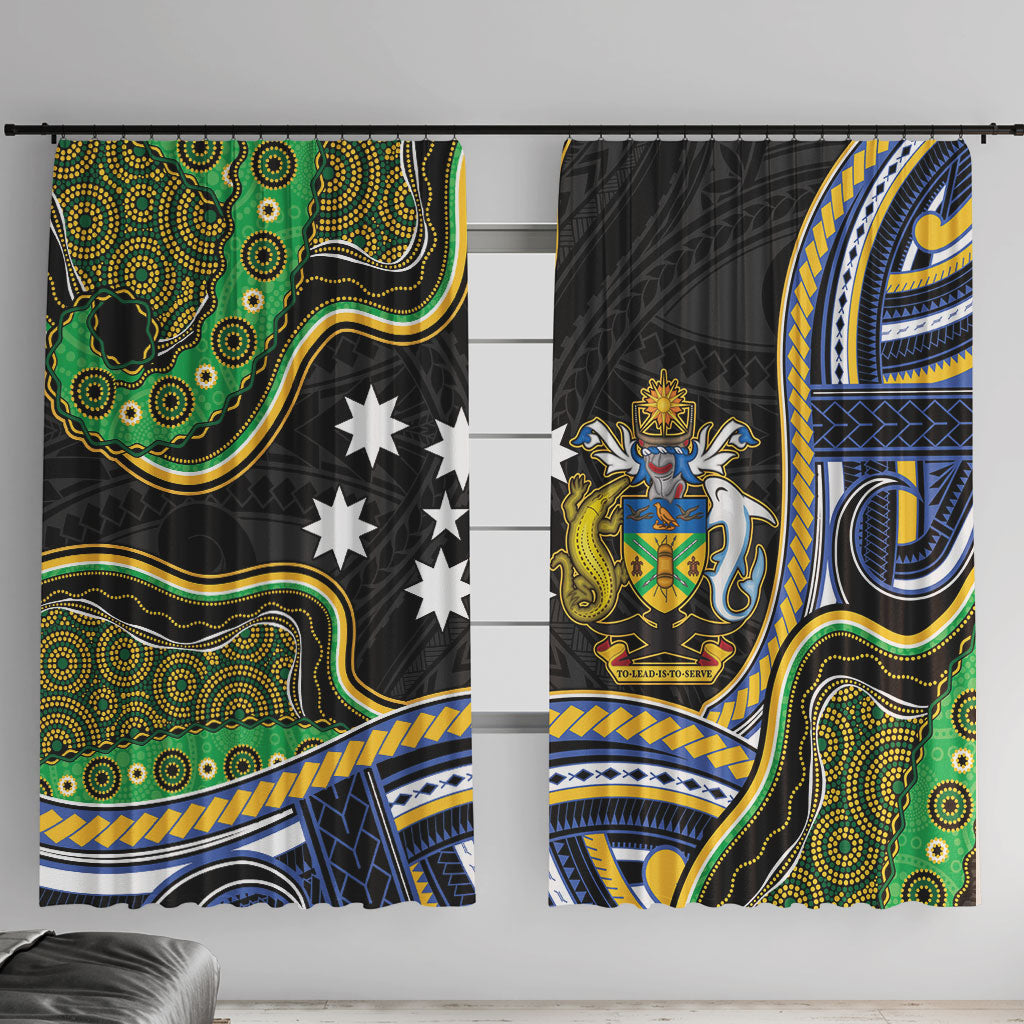 South Sea Islanders And Solomon Islands Window Curtain Solomons Coat Of Arms And Southern Cross