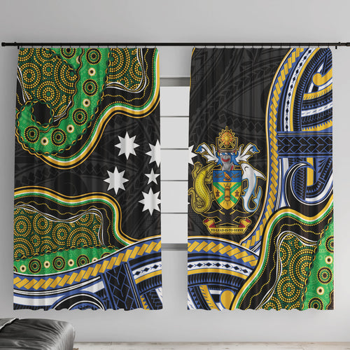 South Sea Islanders And Solomon Islands Window Curtain Solomons Coat Of Arms And Southern Cross