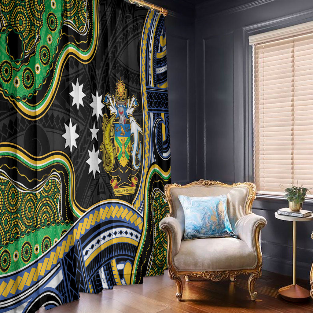 South Sea Islanders And Solomon Islands Window Curtain Solomons Coat Of Arms And Southern Cross