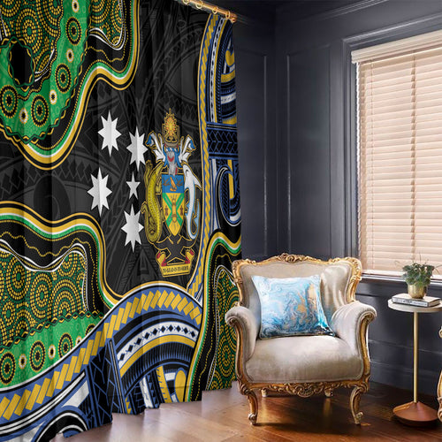 South Sea Islanders And Solomon Islands Window Curtain Solomons Coat Of Arms And Southern Cross
