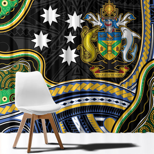 South Sea Islanders And Solomon Islands Window Curtain Solomons Coat Of Arms And Southern Cross