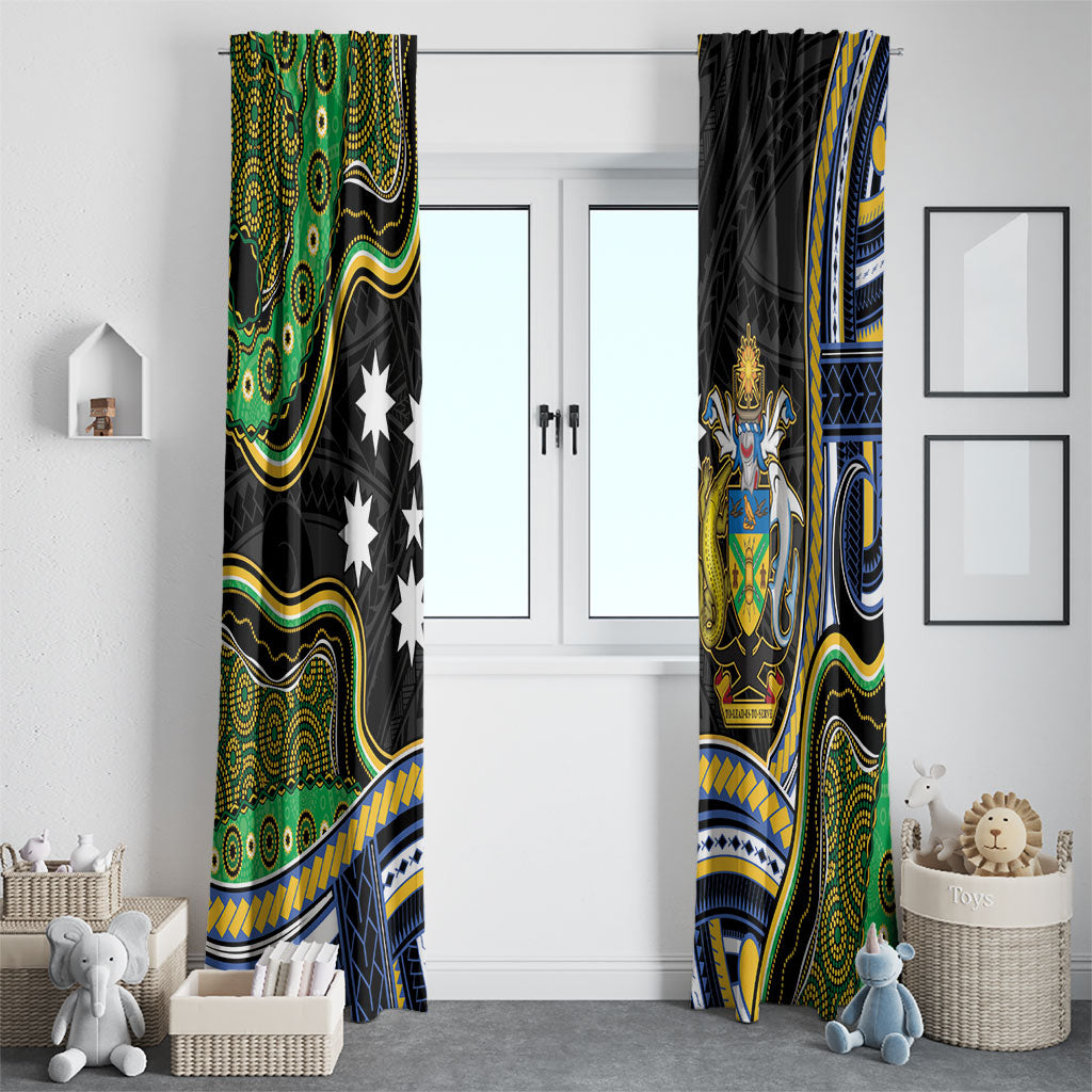 South Sea Islanders And Solomon Islands Window Curtain Solomons Coat Of Arms And Southern Cross