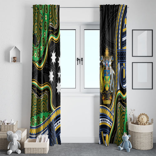 South Sea Islanders And Solomon Islands Window Curtain Solomons Coat Of Arms And Southern Cross