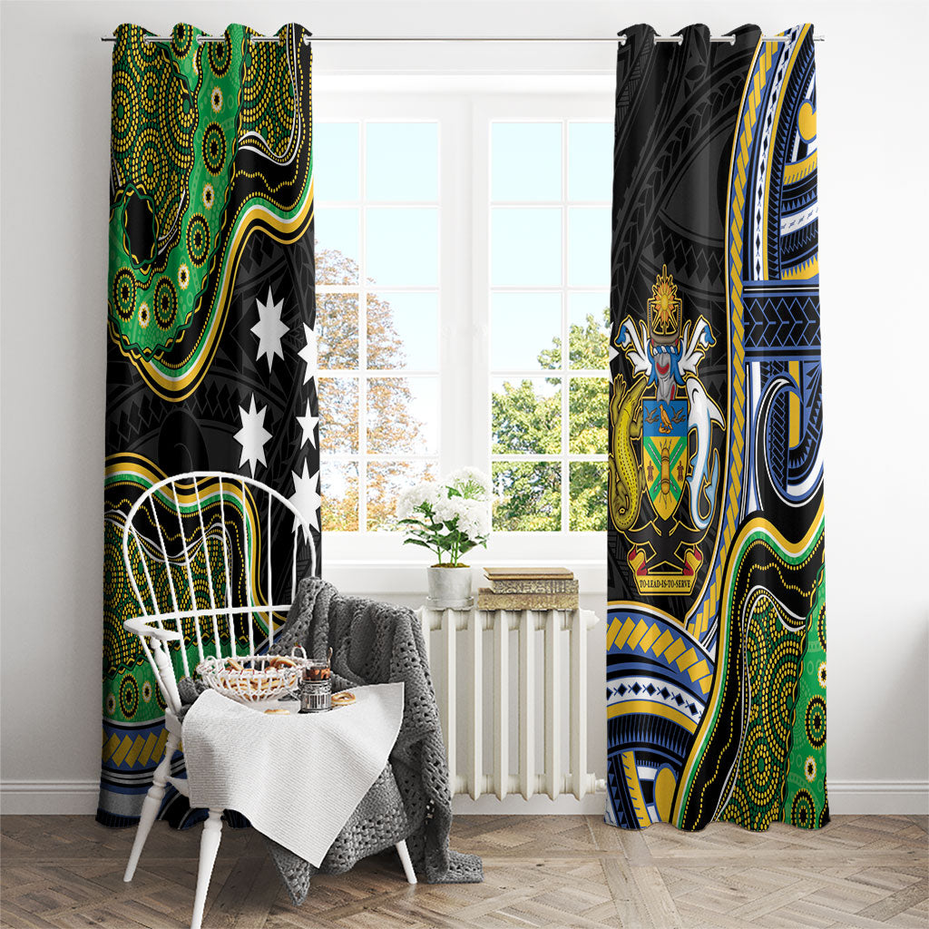 South Sea Islanders And Solomon Islands Window Curtain Solomons Coat Of Arms And Southern Cross