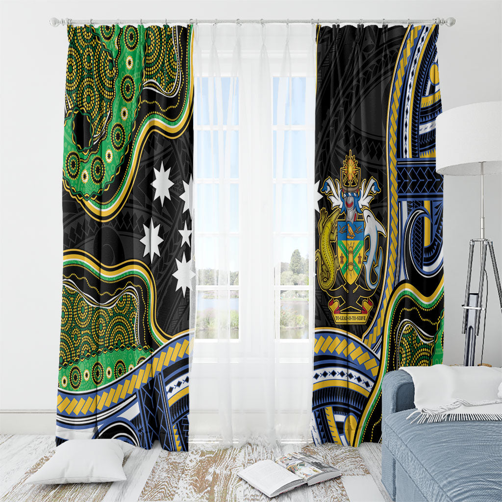South Sea Islanders And Solomon Islands Window Curtain Solomons Coat Of Arms And Southern Cross