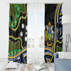 South Sea Islanders And Solomon Islands Window Curtain Solomons Coat Of Arms And Southern Cross