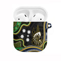South Sea Islanders And New Caledonia AirPods Case Nautilus Shell Southern Cross Tribal Pattern