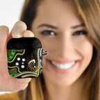 South Sea Islanders And New Caledonia AirPods Case Nautilus Shell Southern Cross Tribal Pattern
