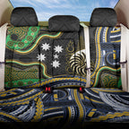 South Sea Islanders And New Caledonia Back Car Seat Cover Nautilus Shell Southern Cross Tribal Pattern