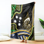 South Sea Islanders And New Caledonia Blanket Nautilus Shell Southern Cross Tribal Pattern