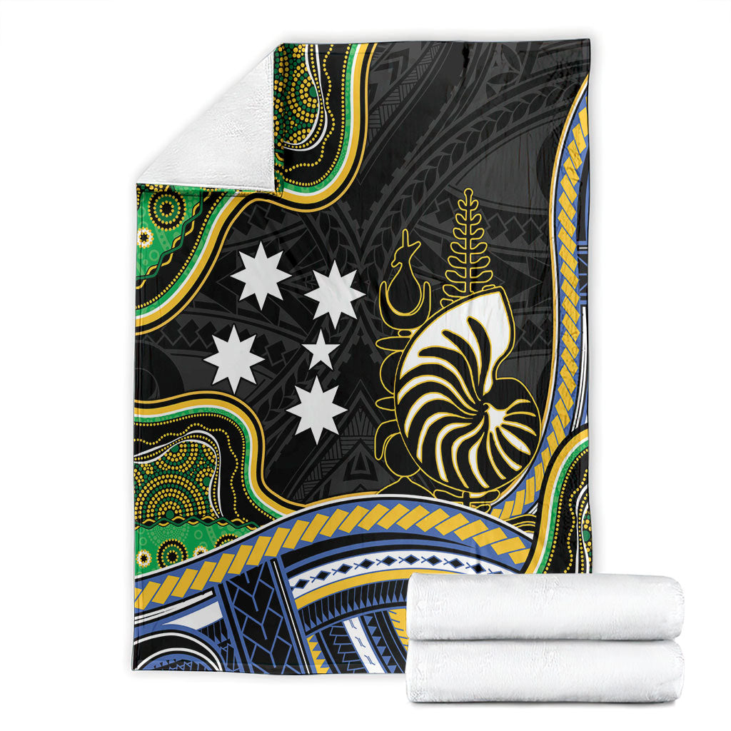 South Sea Islanders And New Caledonia Blanket Nautilus Shell Southern Cross Tribal Pattern