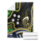 South Sea Islanders And New Caledonia Blanket Nautilus Shell Southern Cross Tribal Pattern