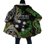 South Sea Islanders And New Caledonia Cloak Nautilus Shell Southern Cross Tribal Pattern
