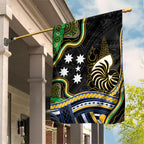 South Sea Islanders And New Caledonia Garden Flag Nautilus Shell Southern Cross Tribal Pattern