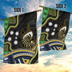 South Sea Islanders And New Caledonia Garden Flag Nautilus Shell Southern Cross Tribal Pattern
