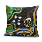 South Sea Islanders And New Caledonia Pillow Cover Nautilus Shell Southern Cross Tribal Pattern