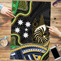 South Sea Islanders And New Caledonia Puzzle Nautilus Shell Southern Cross Tribal Pattern