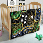 South Sea Islanders And New Caledonia Quilt Nautilus Shell Southern Cross Tribal Pattern