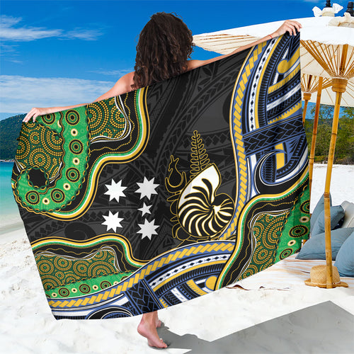 South Sea Islanders And New Caledonia Sarong Nautilus Shell Southern Cross Tribal Pattern