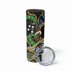 South Sea Islanders And New Caledonia Skinny Tumbler Nautilus Shell Southern Cross Tribal Pattern