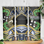 South Sea Islanders And New Caledonia Skinny Tumbler Nautilus Shell Southern Cross Tribal Pattern
