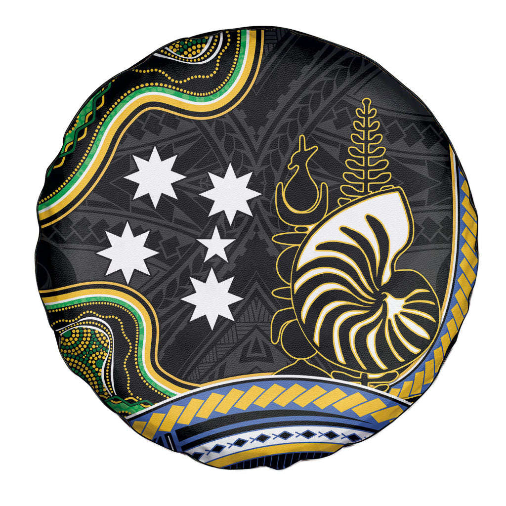 South Sea Islanders And New Caledonia Spare Tire Cover Nautilus Shell Southern Cross Tribal Pattern