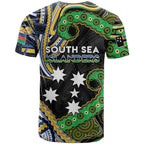 South Sea Islanders And New Caledonia T Shirt Nautilus Shell Southern Cross Tribal Pattern
