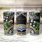 South Sea Islanders And New Caledonia Tumbler Cup Nautilus Shell Southern Cross Tribal Pattern