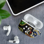 South Sea Islanders And Vanuatu AirPods Case Boar Tusk Warrior Southern Tribal Pattern