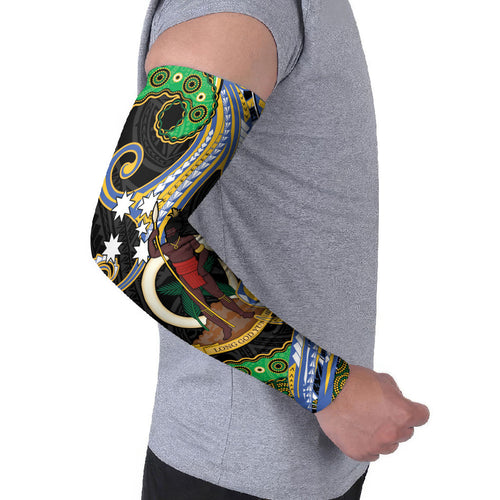 South Sea Islanders And Vanuatu Arm Sleeves Boar Tusk Warrior Southern Tribal Pattern