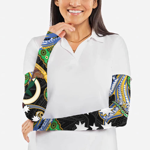 South Sea Islanders And Vanuatu Arm Sleeves Boar Tusk Warrior Southern Tribal Pattern