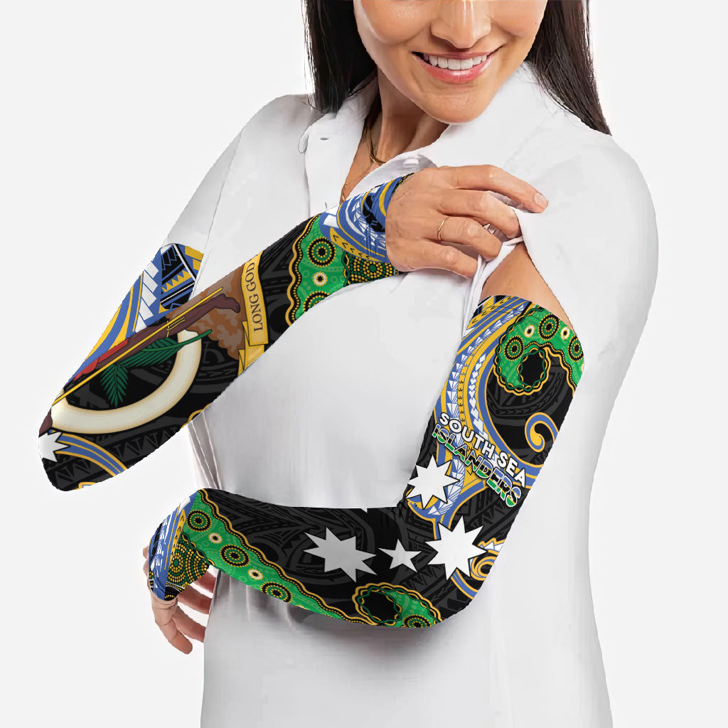 South Sea Islanders And Vanuatu Arm Sleeves Boar Tusk Warrior Southern Tribal Pattern