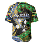 South Sea Islanders And Vanuatu Baseball Jersey Boar Tusk Warrior Southern Tribal Pattern