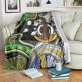 South Sea Islanders And Vanuatu Blanket Boar Tusk Warrior Southern Tribal Pattern