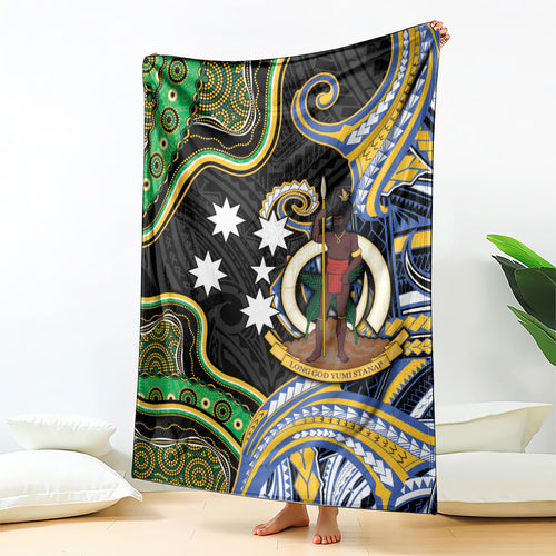 South Sea Islanders And Vanuatu Blanket Boar Tusk Warrior Southern Tribal Pattern