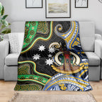 South Sea Islanders And Vanuatu Blanket Boar Tusk Warrior Southern Tribal Pattern