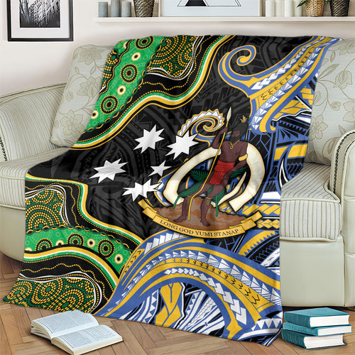 South Sea Islanders And Vanuatu Blanket Boar Tusk Warrior Southern Tribal Pattern