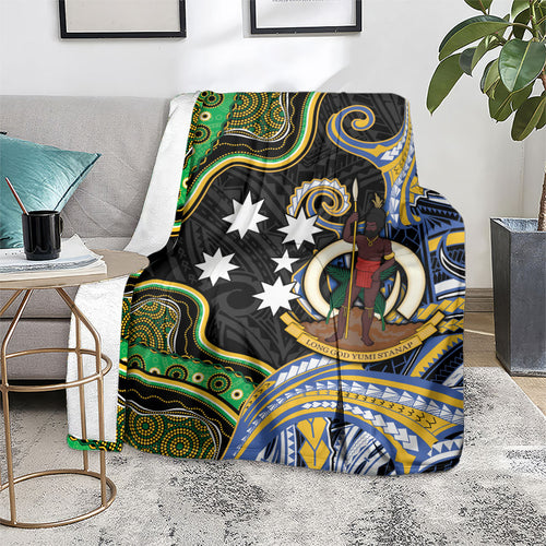 South Sea Islanders And Vanuatu Blanket Boar Tusk Warrior Southern Tribal Pattern