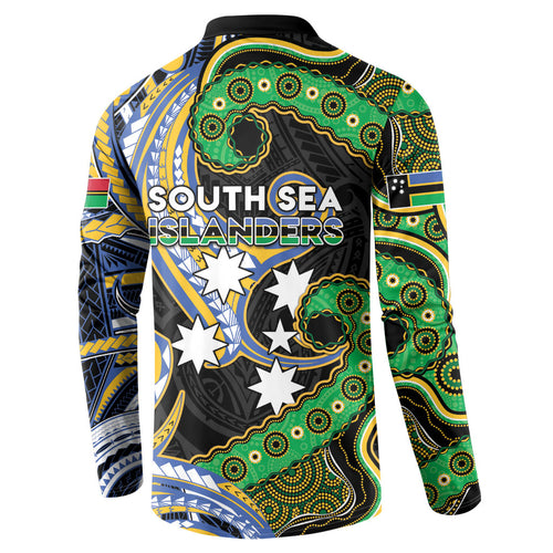 South Sea Islanders And Vanuatu Button Sweatshirt Boar Tusk Warrior Southern Tribal Pattern