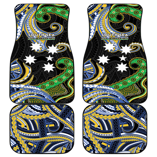 South Sea Islanders And Vanuatu Car Mats Boar Tusk Warrior Southern Tribal Pattern