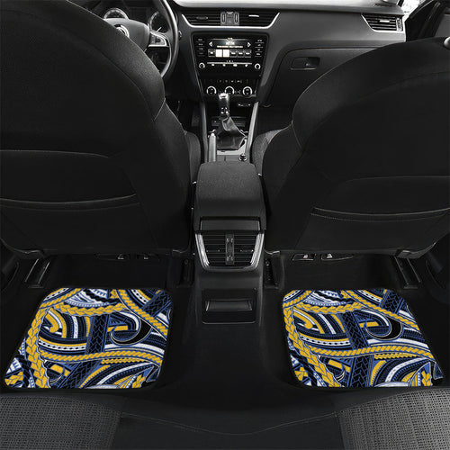 South Sea Islanders And Vanuatu Car Mats Boar Tusk Warrior Southern Tribal Pattern