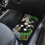 South Sea Islanders And Vanuatu Car Mats Boar Tusk Warrior Southern Tribal Pattern