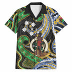 South Sea Islanders And Vanuatu Hawaiian Shirt Boar Tusk Warrior Southern Tribal Pattern