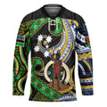 South Sea Islanders And Vanuatu Hockey Jersey Boar Tusk Warrior Southern Tribal Pattern
